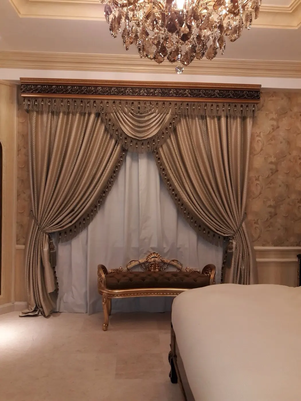 Custom curtains made and fitted in a Sharjah home by Al Noor Curtains — installation 26